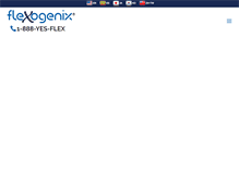 Tablet Screenshot of flexogenix.com